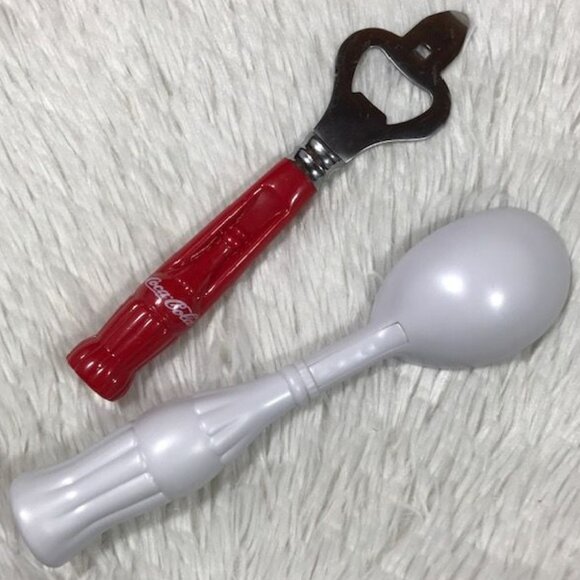 NWOT Vintage Coca-Cola Ice Cream Scoop + Gibson Stainless Steel Bottle Opener - Picture 4 of 5